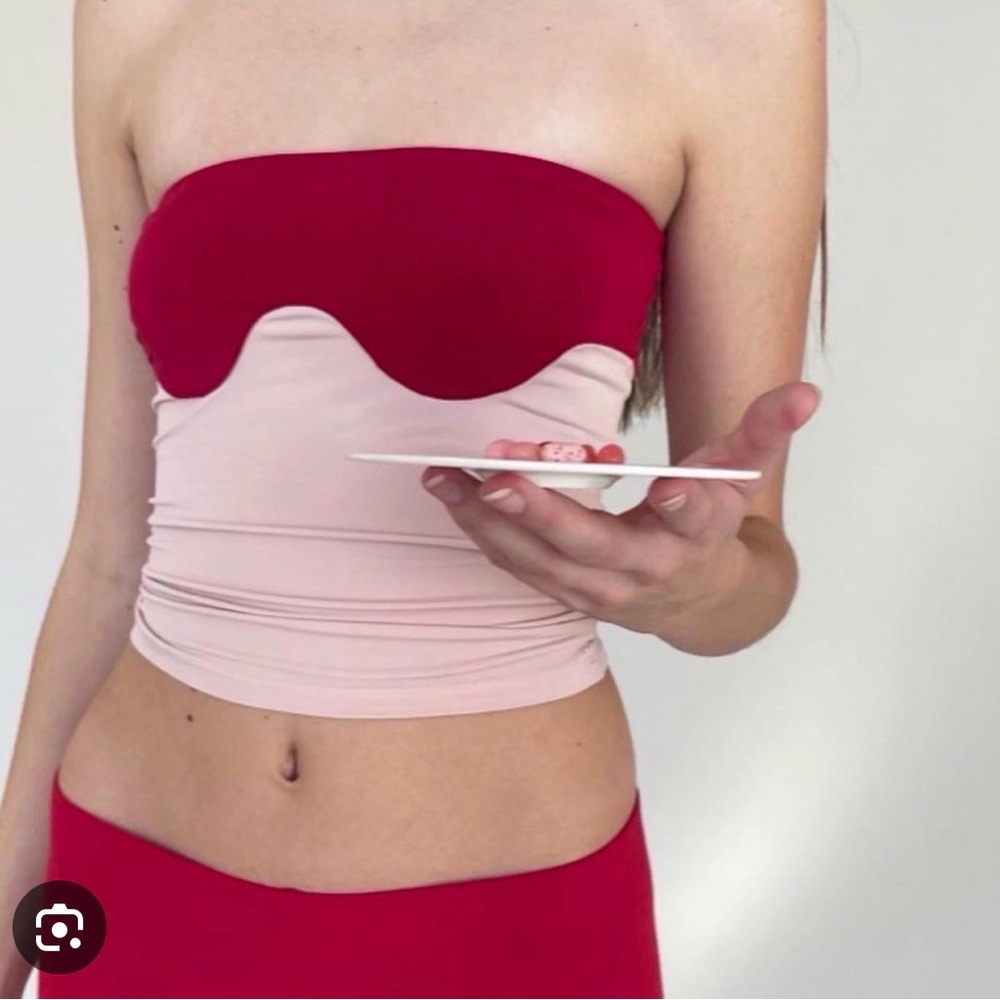 Orseund Iris Abstract Tube Top